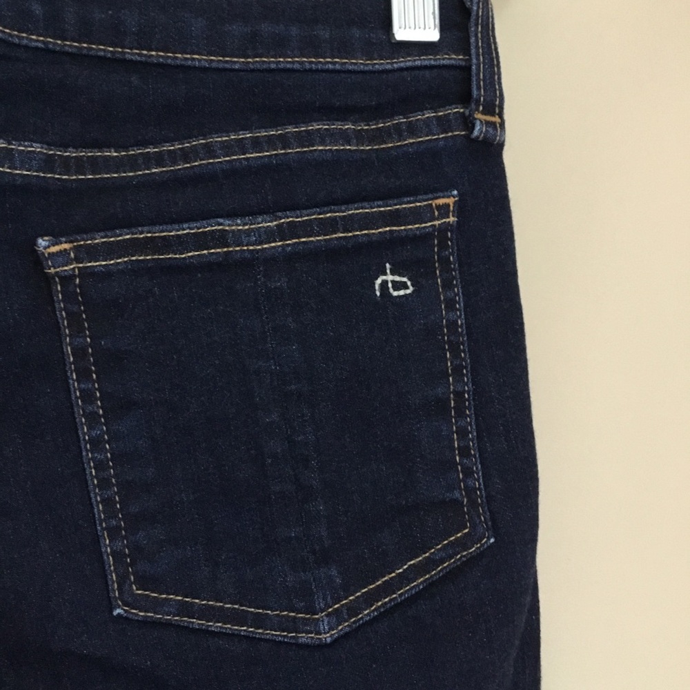 Rag & Bone Dark Wash Heritage Capri Jeans - Picture 8 of 11